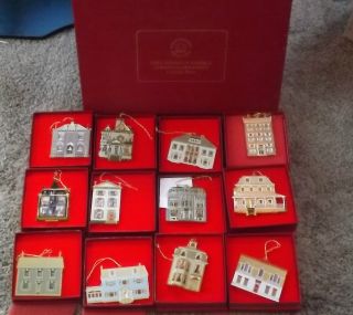 Bing Grondahl Collections Doll Houses of America Christmas Ornament Collection  