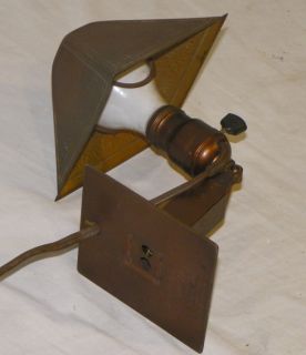 Antique Lamp Arts and Crafts Mission design Greist Clamp Company  