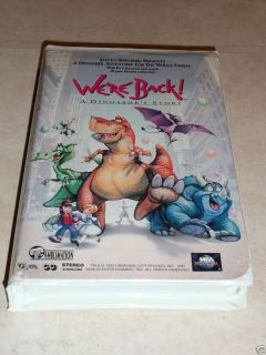 Walt Disney Were Back A Dinosaurs Story VHS 1994 John Goodman Jay Leno  