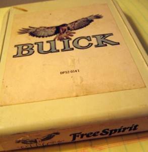 8 Track Tape 1977 Buick Bonus Free Spirit Advertising  