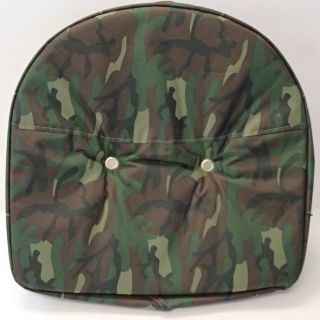 Camouflage T295CAM Camo Tractor Pan Seat Cover Fits Ford John Deere Massey MF  