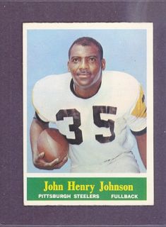 1964 Philadelphia 144 John Henry Johnson Steelers NM MT 313093  