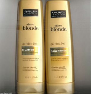 John Frieda Go Blonder Shampoo Conditioner  