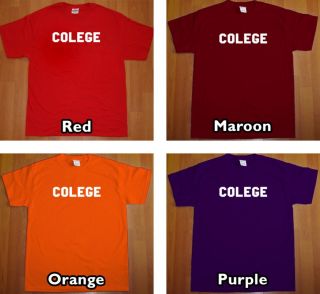 Colege T Shirt Men Animal House Funny College Party Tee  