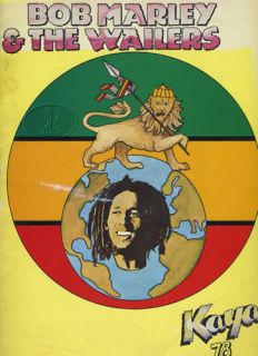 Bob Marley Wailers 1978 Kaya Tour Program Tourbook  