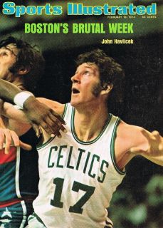 Vintage February 18th 1974 Sports Illustrated John Havlicek on The Cover Celtics  