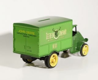Ertl Diecast Truck Bank John Deere 1926 Mack 5534 Mint Die Cast Truck Bank  