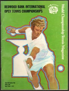 WC Tennis Magazine Program Ashe Laver Newcombe 1972  