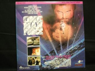 One Man Force Laserdisc John Matuszak  