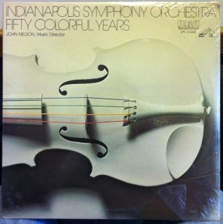 John Nelson Indianapolis Symphony Orchestra 50 Colorful Years 2 LP SEALED DPL2  