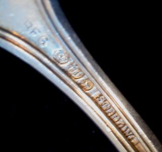 Old 1911 Watson Co John Alden Sterling Silver Serving Spoon  