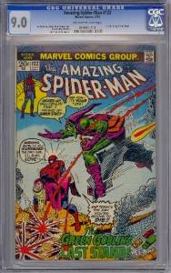 Amazing Spider Man 122 CGC 9 0 Death of Green Goblin 1973 Super Key  