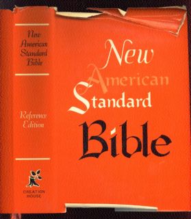 New American Standard Bible Reference Ed 1971 1st edition w DJ Scarce NICE  