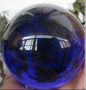 Wonderful Blue Crystal Quartz Sphere Ball 80mm Stand  