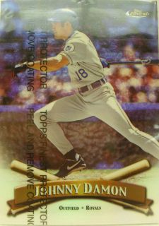 1998 Topps Finest Johnny Damon Refractor Insert 144  