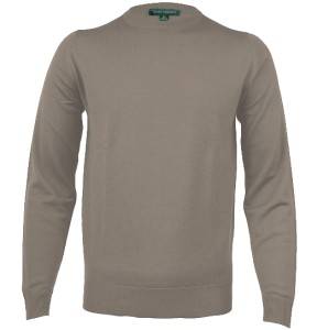 John Smedley Summit Feather Grey Mens Designer Merino Wool Jumper Sweater s XL  