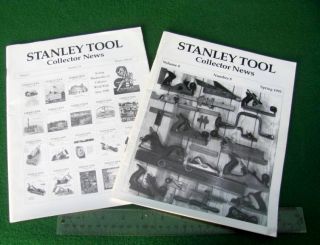 Issues 9 18 John Walters Stanley Tool Collector News w Planes Rules  