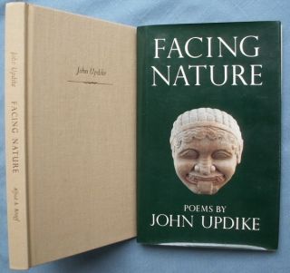 Facing Nature Signed John Updike Poems 1985 HC DJ 1st 0394543858  