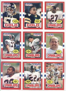 Topps 1985 USFL Complete Set 132 Cards MINT Kelly Young White Flutie Walker  