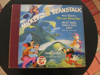 Rare Collectible 1947 Walt Disneys Record Reader Capitol by Johnny Mercer  