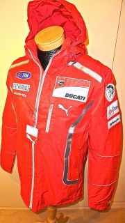 Ducati 2011 Team Issue Winter Jacket Rossi Hayden RARE  
