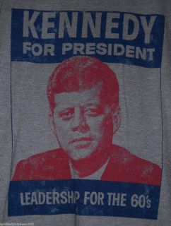 New Life Mag John F Kennedy 4 President 60s Politics Democrat Vtg Shirt XL $0SHP  
