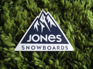 Jones Snowboards Sticker Snowboard Decal  