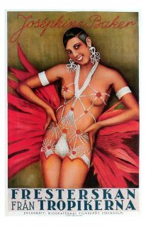 Josephine Baker Poster Sirene Unique   