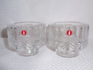 2 Iittala Finland Kuusi Candle Holders by Jorma Vennola  