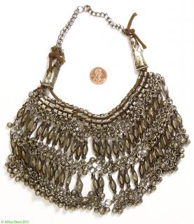 Yemeni Silver Metal Necklace OL  