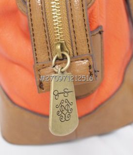 Jessica Simpson Cosmopolitan Satchel Multi Color Orange Handbag Medium JS 0407  