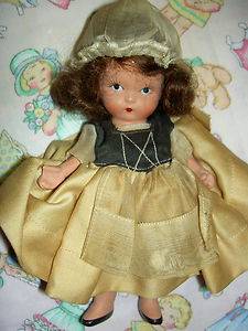 RARE JUDY ANN USA 34 IRISH molded socks hair NANCY ANN storybook jt bisque doll  
