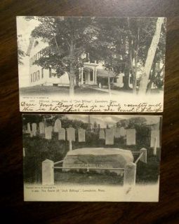 Josh Billings Hillcrest Inn Lanesboro MA 4 Postcards  
