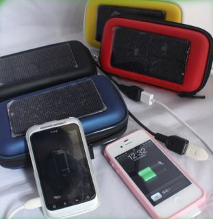 Solar Charger Compatible w any USB Charger W E cigarette case Ego T 510  