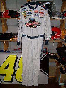 Dale Earnhardt Jr Motorsports Nascar Simpson Race Used Worn Pit Crew Firesuit  