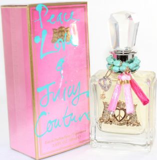 Peace Love Juicy Couture 3 4 oz EDP Spray for Women New in A Box 011690499906  
