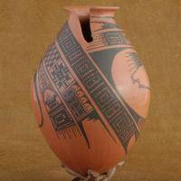 Mata Ortiz Polychrome Pottery Vase Signed Juan Quezada  
