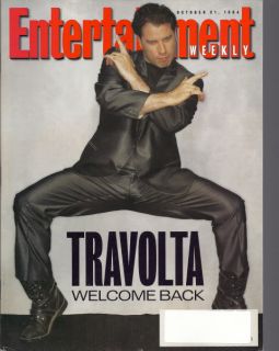 John Travolta EW Oct 1994 Martin Landau Brooks Dunn 90210 John Cusack  