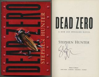 Dead Zero Stephen Hunter Signed 1st Edition HC DJ