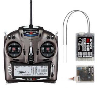 Jr XG11 DMSS RG1131B Receiver Mode 2 Radio System Transmitter Receiver