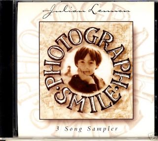 Julian Lennon Photograph Smile Promo 3 Song Sampler CD