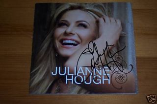 Julianne Hough Autographed CD Cover