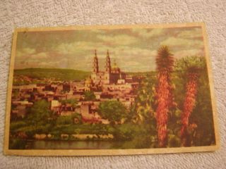 Vintage Postcard Panoramica San Juan de Los Lagos JAL Enciso Fot