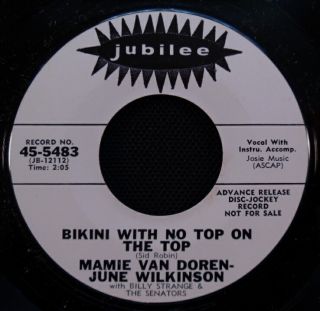 Mamie Van Doren June Wilkinson Bikini with No Top On