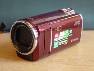 JVC Everio GZ HM50 HM50RU 8 GB HD Camcorder 40x Optical Zoom