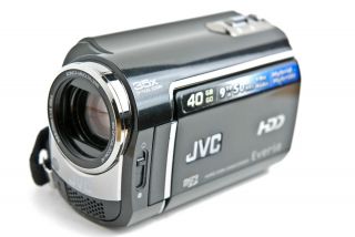 JVC Everio GZ MG340 Camcorder   Black   40 GB   HDD & MicroSD