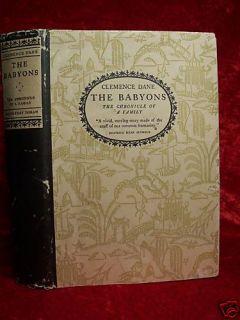 The Babyons Clemence Dane 1934 Edition Great Read