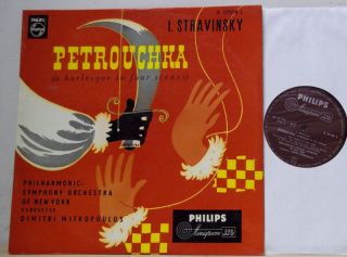 Mitropoulos Stravinsky Petrouchka Philips A 01104 L