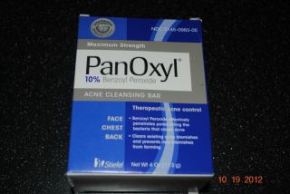 Panoxyl Bar 10 Acne Wash Maximum Strength