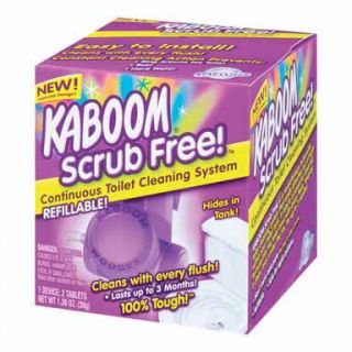 Kaboom 35113 Scrub Free Continuous Automatic Toilet Cleaning System